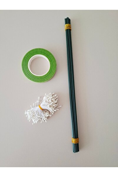 İ&G Çiçek ve Hobi evi Çiçek Yapım Seti 3’lü Fırsat (50 ADET TOMURCUK ,5 ADET ...