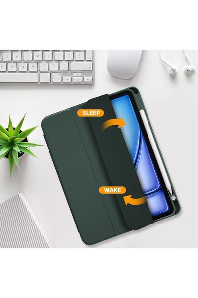 Generic Smart Cat Cot Case for iPad Air 11-inch – Slim Magnetic Flip Stand Cover