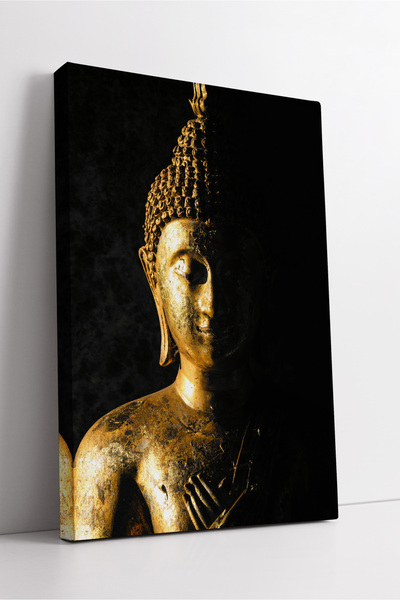 KOSS Dijital Statuie de Buddha din aur Compoziție artistică Atmosferă spiritu...