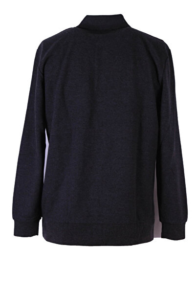 trender Polo Neck Thessaloniki Anthracite Men's Sweatshirt 5052