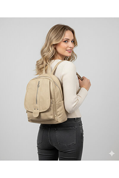 Kılinkır Σακίδιο πλάτης από μαλακό δέρμα, πολύ χρήσιμο, με πολλά διαμερίσματα, κατάλληλο για καθημερινή χρήση