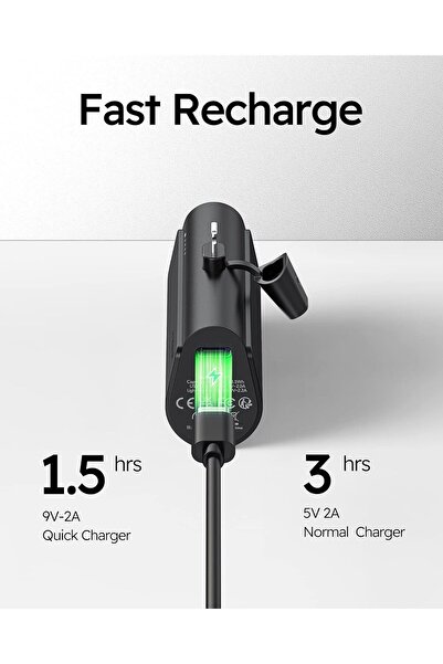 Hope Mini Power Bank 5000mAh 20W PD Fast Charging with Built-in Lightning Connector - Black