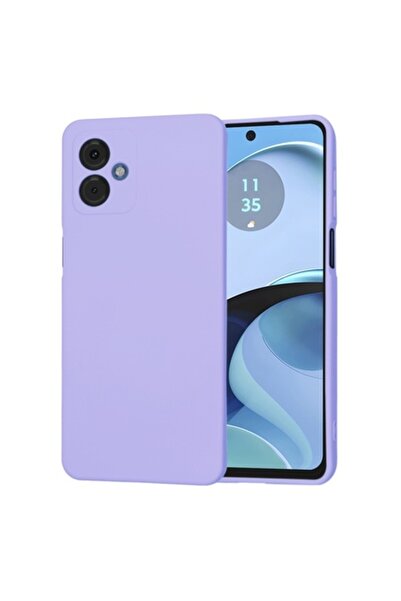 Techsuit Husă de protecție înaltă pentru Motorola Moto G14 - Tuds Shield SoftFlex R83 Fabric, culoare violet deschis, cu aspect de fructe de pădure