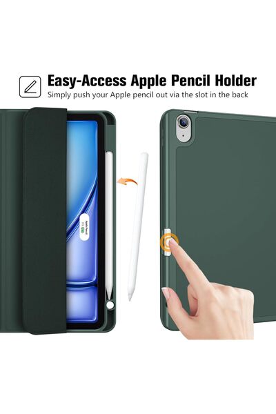 Generic Smart Cat Cot Case for iPad Air 11-inch – Slim Magnetic Flip Stand Cover