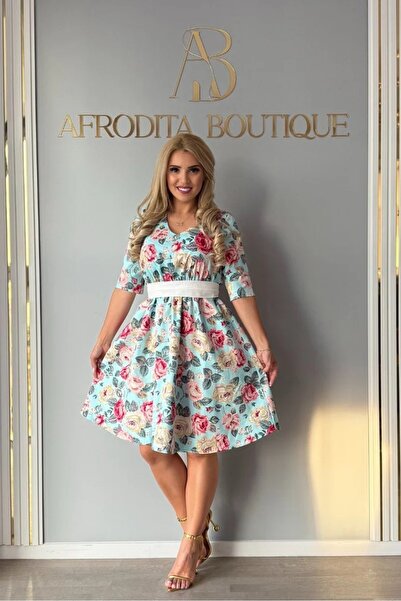Afrodita Boutique Maria print dress