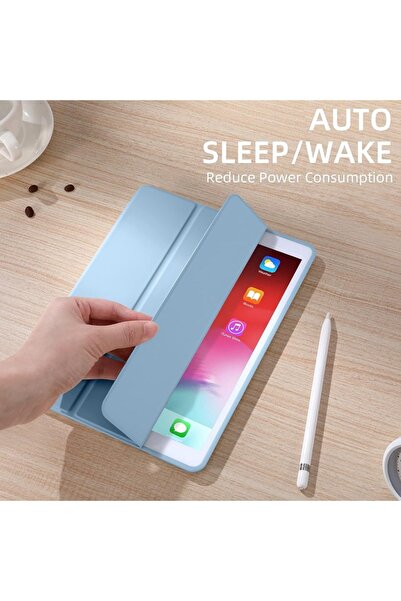 Techsuit Flex Trifold Case for iPad 10.2 (2019/2020/2021) - Sky Blue