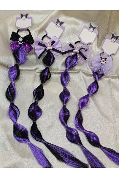 ELAS HOME Children's Kuromi Purple Hair 1 Piece