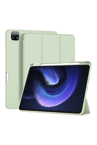 Techsuit High-Protection Case for Xiaomi Pad 6/Pad 6 Pro, Tuds Colors Flex Trifold J30, TPU, Matcha Green For