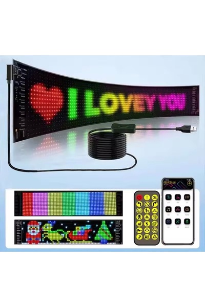Matrix Flexible RGB LED Panel - 16x144 – USB, IP65, App Control