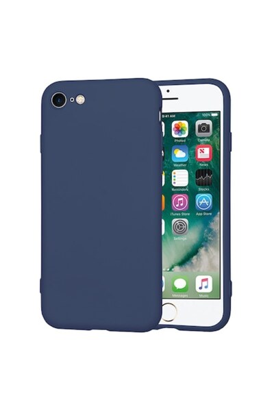 Techsuit Θήκη SoftFlex για iPhone 7 / 8 / SE (2020/2022) - Μπλε ναυτικό