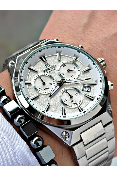 Reward Gümüş Renk Fonksiyonlar Aktif Orjinal Erkek Kol Saati + BİLEKLİK HEDİYELİ