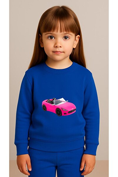 playwear Φούτερ ομάδας ΡΟΖ ΑΥΤΟΚΙΝΗΤΟ με στάμπα για κορίτσια και αγόρια, με λ...