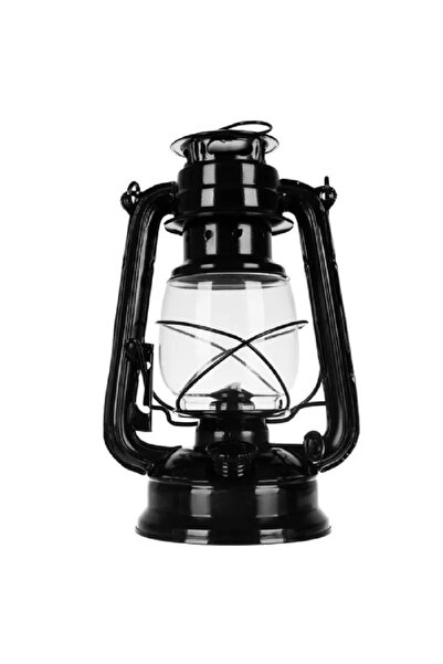 Gonga Felinar Retro cu fitil, 23 cm, Gonga® Negru