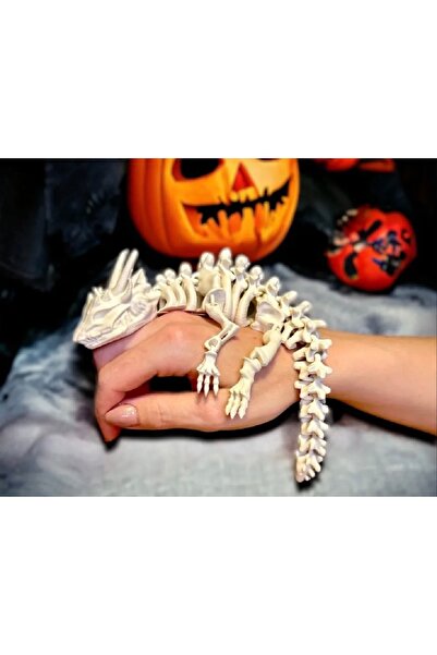 deep3d Ejderha İskeleti Figürü – Fantastik Dekor & Cosplay Aksesuarı