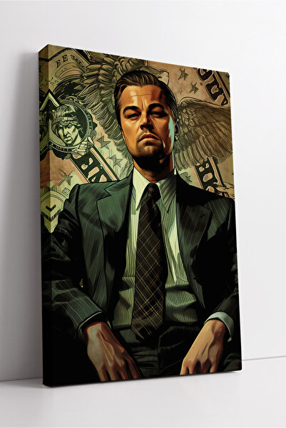 KOSS Dijital Tablou modern pe pânză cu temă de om cu ochi puternici, cu funda...