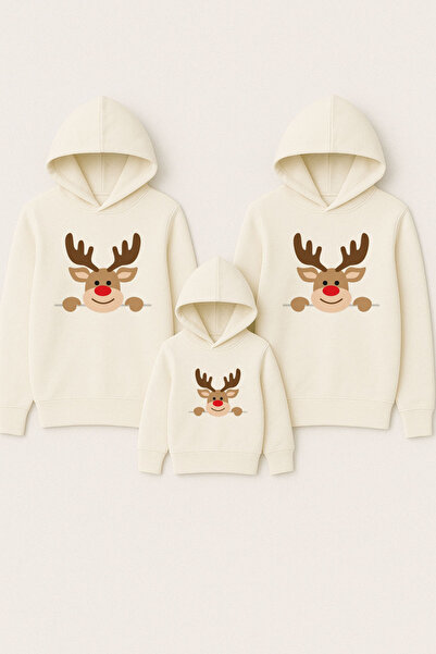 MODA Anul Nou Crăciun Crăciunul cu imprimeu Mamă Tată Copii Hanorac combinat ...