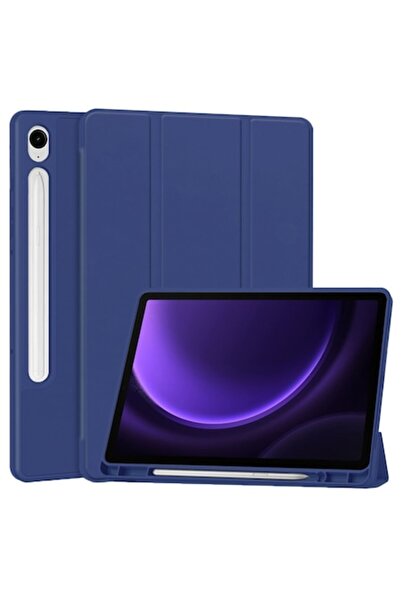 Techsuit Case for Samsung Galaxy Tab S9 / S9 FE / S10 FE - Flex Trifold - Dark Blue