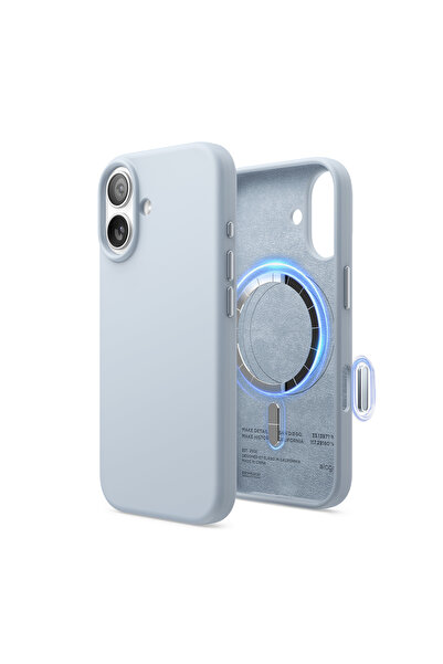 Elago iPhone 17 6.1 Manyetik Silikon Kılıf– MagSafe Uyumlu Premium Yumuşak Do...