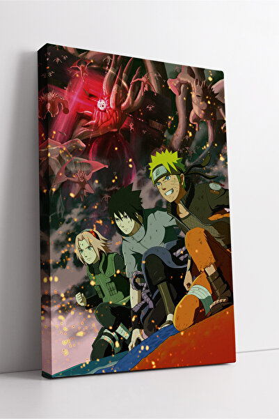 KOSS Dijital Naruto Shippuden Team 7 Pictură pe pânză cu design estetic temat...