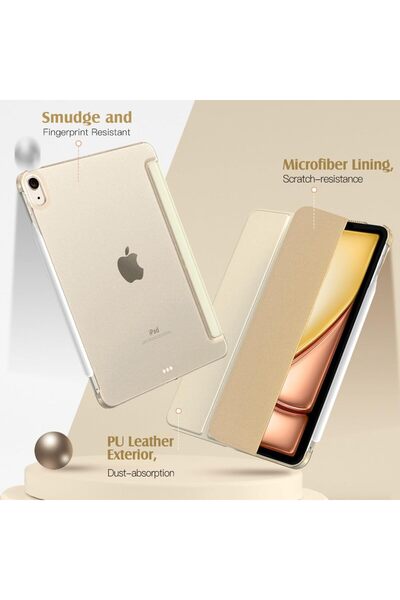 TEKNETSTORE Apple iPad Pro 11 M4 M5 2024 2025 11 Inch Tablet Compatible Flip Smart Stand Smart Case Smart Cover