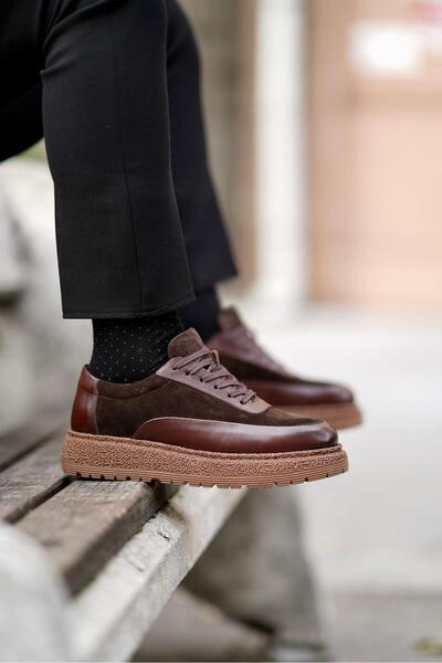 Ahmed Hamdi Bey Silvio Brown Men's Leather Shoes