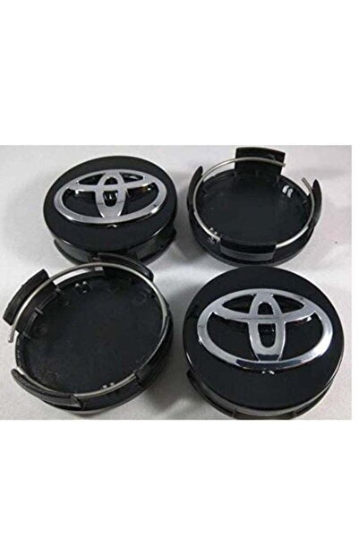 Generic Car Wheel Center Hub Caps for Toyota Black 62mm (4pcs)