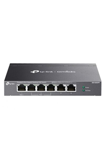 TP-LINK Switch Omada DS106GPP, 6 porturi, Gigabit, PoE