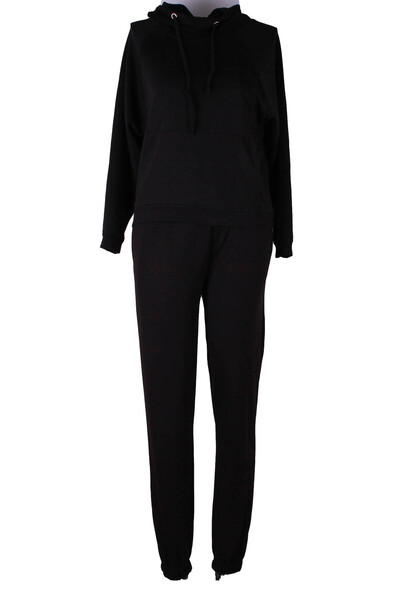 trender Black Women's Top and Bottom Set 6499