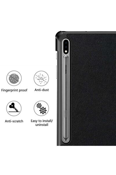 Petite Tuds Husă compatibilă cu Samsung Galaxy Tab S8 Ultra/S9 Ultra/S10 Ultra, Tuds Grip O55, Nano Fiber, Roșie