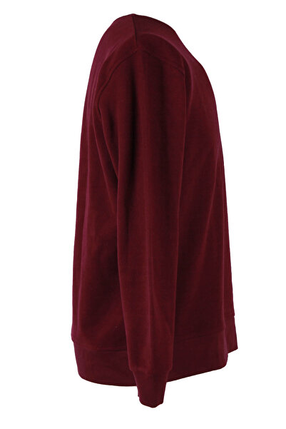 trender 0 Collar Burgundy Men's Sweater 5053