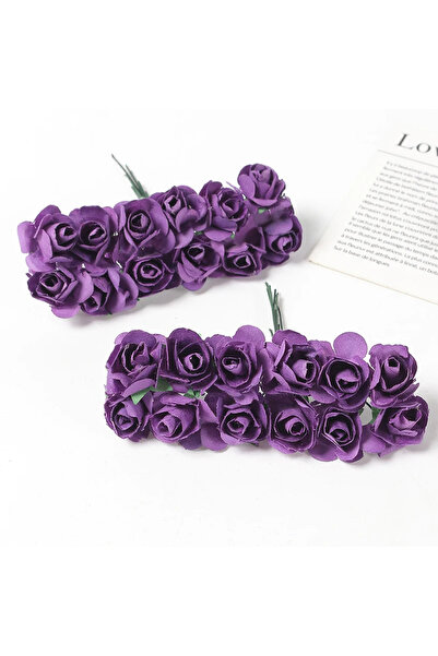 Fiyonks Atölye Decorative Paper Rose, One Bundle of Small Size, Decorative Paper Rose, Tulle Decoration, Bohça Decoration