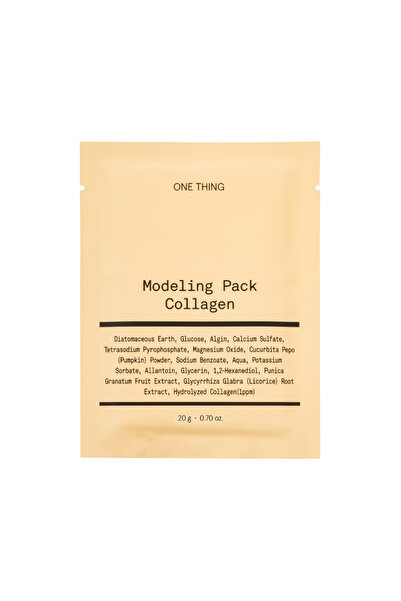 ONE THING Modeling Pack Collagen Face Mask 20g