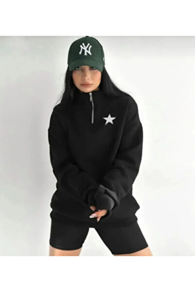 ALCİNOUS نصف سستة نجمة مطبوعة البلوز المرأة