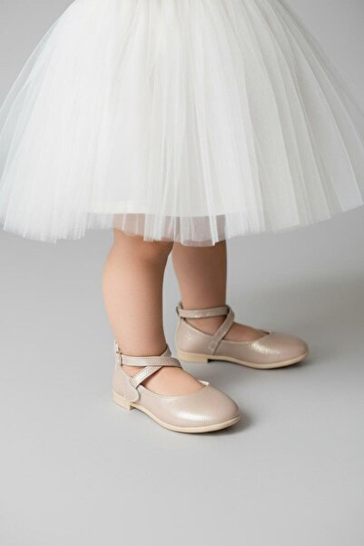 PARLAVERA Girls' Wraparound Ballet Flat Shoes