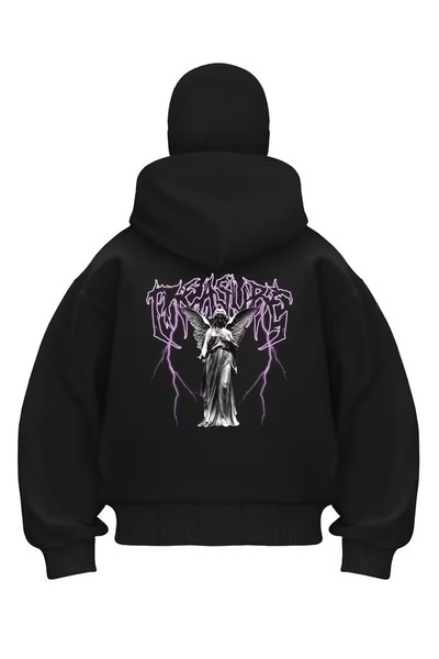 LAND MODA سترة كار ماسكي نينجا هودي – سترة بغطاء للرأس للجنسين دافئة ومريحة