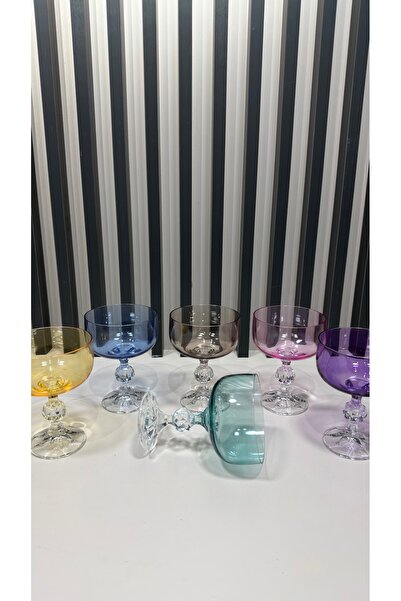 Genel Markalar Kristal Ayaklı Renkli Dondurmalık