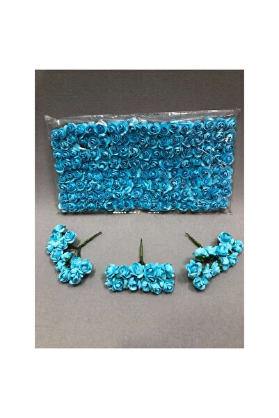 Fiyonks Atölye Decorative Paper Rose 1 Pack 144 Pieces, Decorative Paper Rose, Tulle Decoration, Bohça Decoration