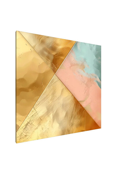 PozaTablou Pictură pe pânză: Nuanțe aurii 80x80 cm