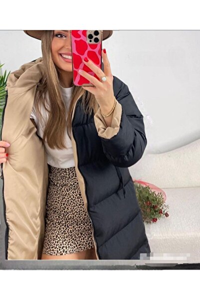 Rowsmen Women's Double Sided Long Puffer Coat