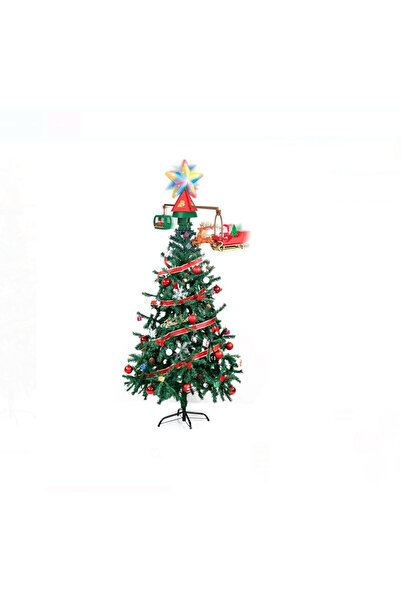 OEM Rotating Christmas Tree Top with LED Light & Music