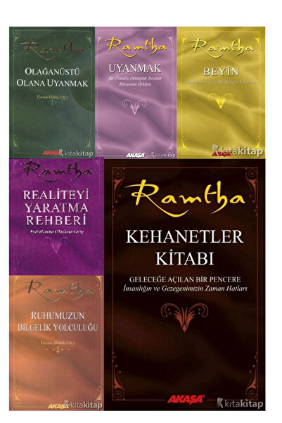 Akaşa Yayınları RAMTHA SET 6 KİTAP /KEHANETLER /BEYİN /UYANMAK /RUHUMUZUN BİLGELİK ++KRAFTDEFTER