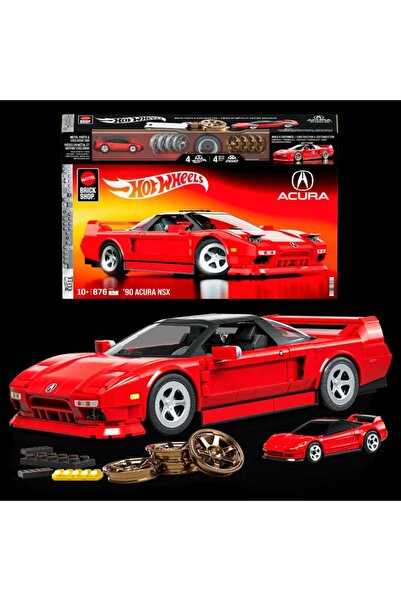 HOT WHEELS Elite Series – 1990 Acura NSX 1:16 Construction Set (876 pieces)