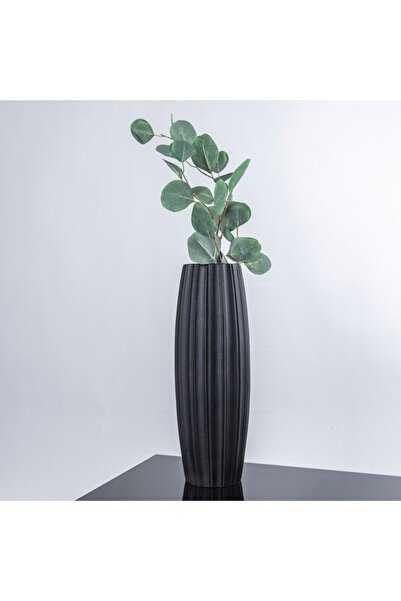 Global-Store Global Store Liucs Ceramic Vase - Black