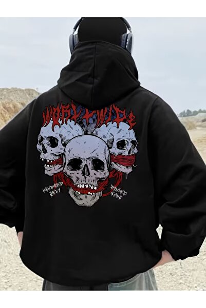 LAND MODA Hanorac Ninja cu mască de zăpadă – unisex cu glugă cald și conforta...