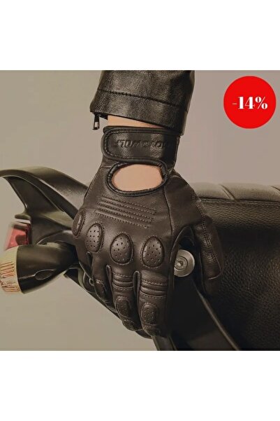 MOTOWOLF Mănuși de motocicletă din piele, cu ecran tactil, respirabile, de va...