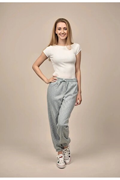 NİSA GİYİM Streetwear Women's Jogger Elasticated Cuff Sweatpants