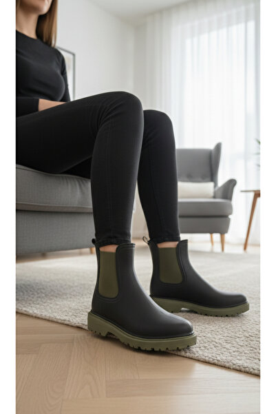 Hızlı Al KOLAY GİYİLEBİLİR ELASTİK BOT.GÜNLÜK KULLANIMA UYGUN ŞIK YAĞMUR BOT