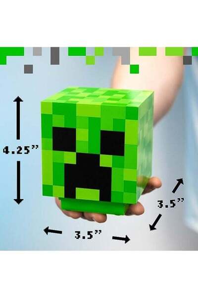 Generic Minecraft Creeper Light with Official Creeper Sounds, Minecraft Night Lamp Toy Gift for Kids And Roo
