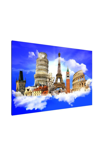 PozaTablou Tablou pe pânză: Minuni europene în nori 120x80 cm