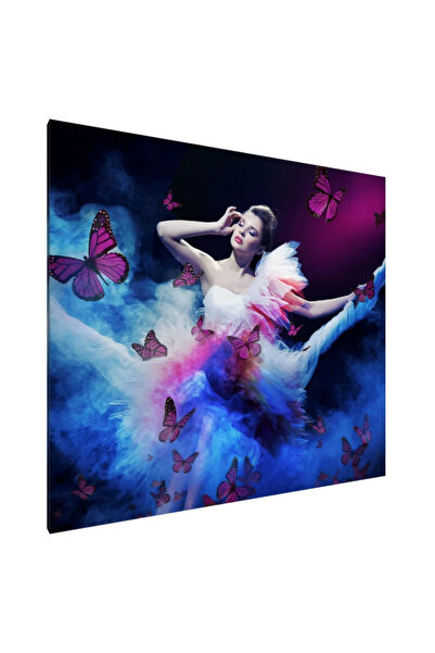 PozaTablou Pictură pe pânză: Peisaj oniric, fluturând, 20x20 cm